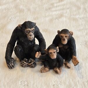 Schleich Papo Chimpanzee Monkey Family Figurine Set PRICE FIRM
